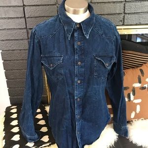 Crippen denim button up